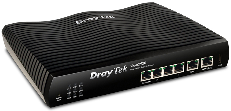 Draytek network equipment