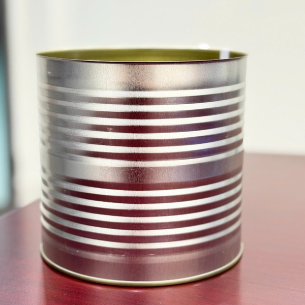 Round tin packaging