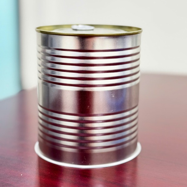 Round tin packaging