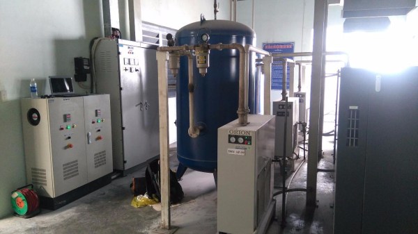 Air compressor control panel