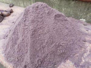 Smooth fluorite
