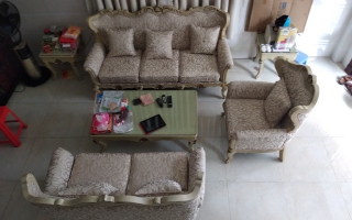 Custom sofa upholstery service