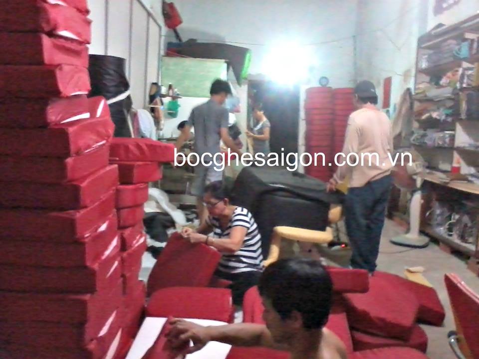 Upholstery for Hoa Binh theater seat