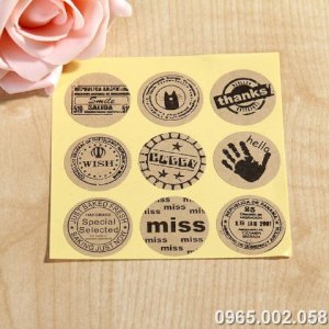 Decal label printing