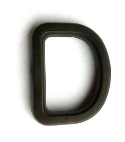 D-shaped plastic buckles