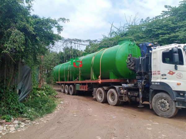 Composite wastewater treatment tanks