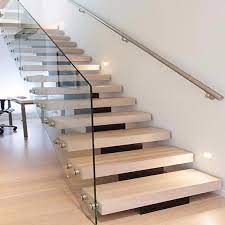 Glass staircase