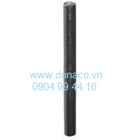 Lightning protection insulated glass tube
