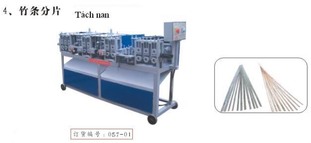 Bamboo placemat machine