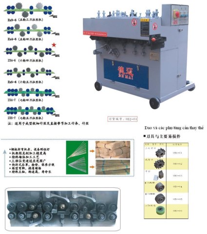 Bamboo placemat making machine