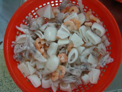 SHRIMP, SQUID, CUTTEFISH