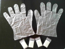 PE disposable gloves