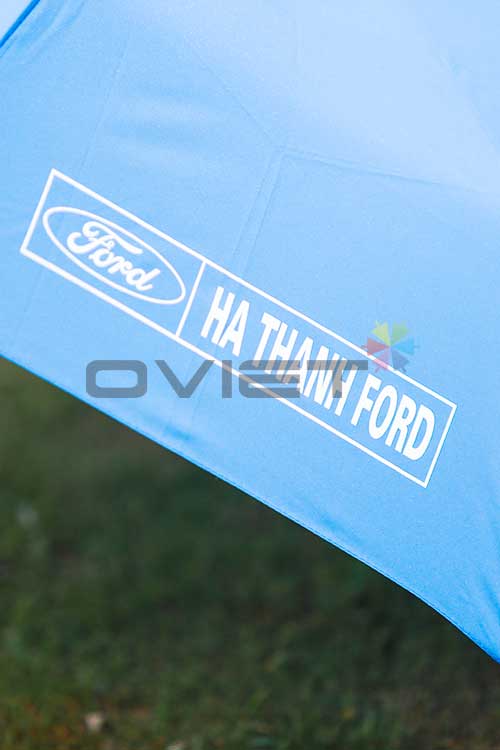 Advertising umbrella