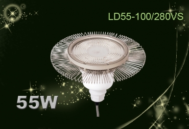 LumiDas Classic recessed ceiling LED light 55W