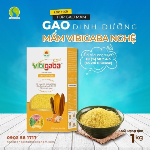 Vibigaba turmeric germinated rice
