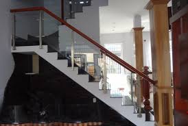 Glass stairs