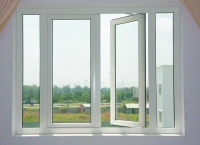 Aluminum glass door