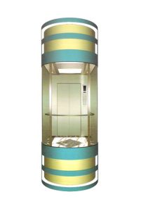Glass elevator