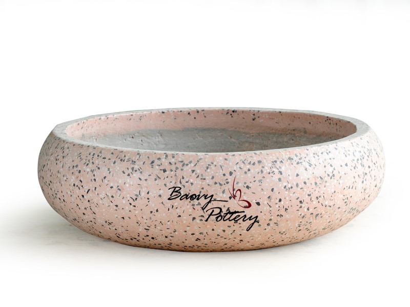 Pink Terrazzo Bowl Planter