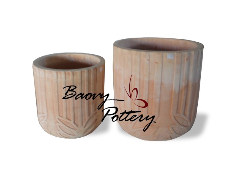 Round Bowl No Rim Terracotta Pots