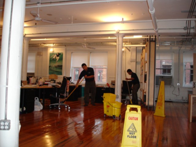 Floor polishing service