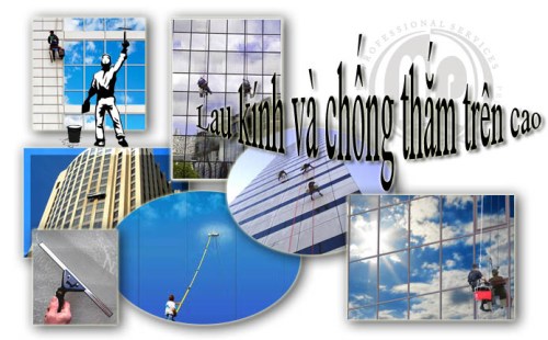 Glass cleaning service