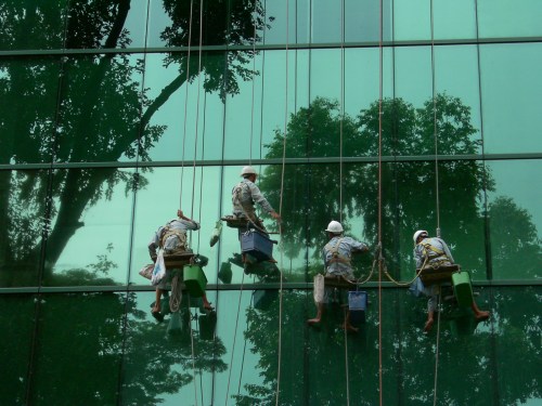 Glass cleaning service