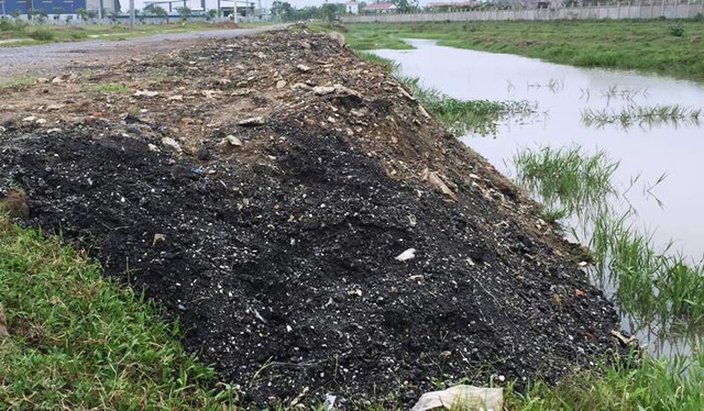 Collection, transportation and treatment of coal slag