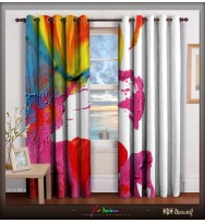 Curtain printing