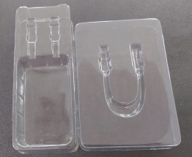 Shaped plastic tray