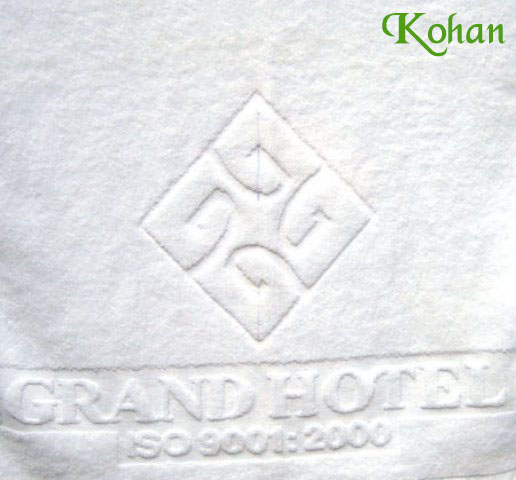 Logo embroidered towel