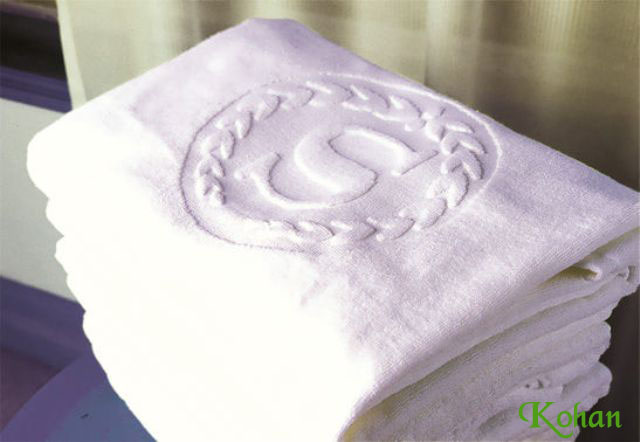 Logo embroidered towels