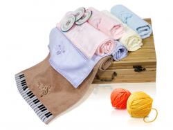 Embroidered towel