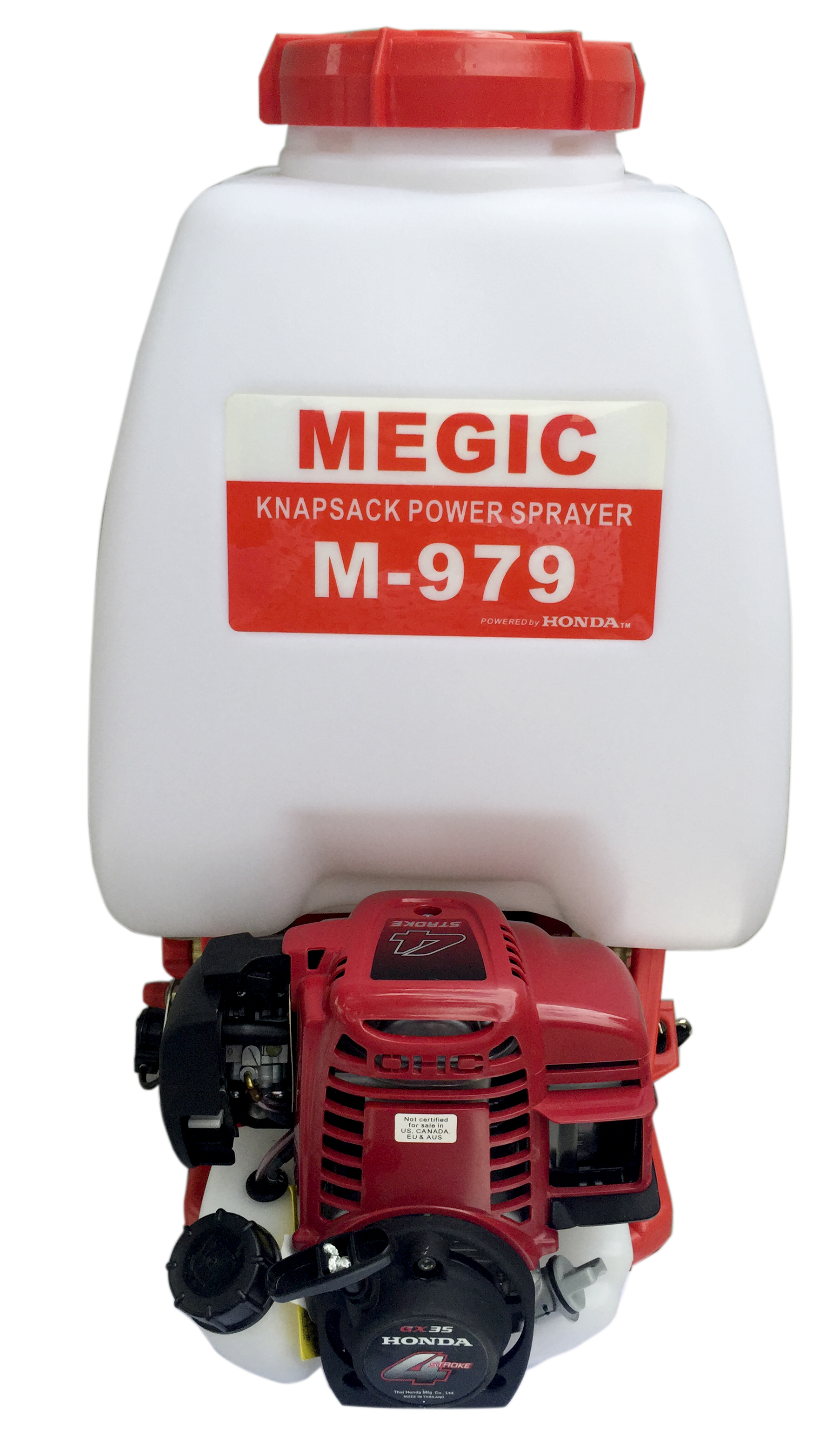 Knapsack power sprayer
