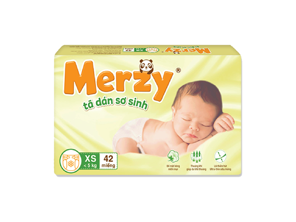 Merzy newborn diapers XS