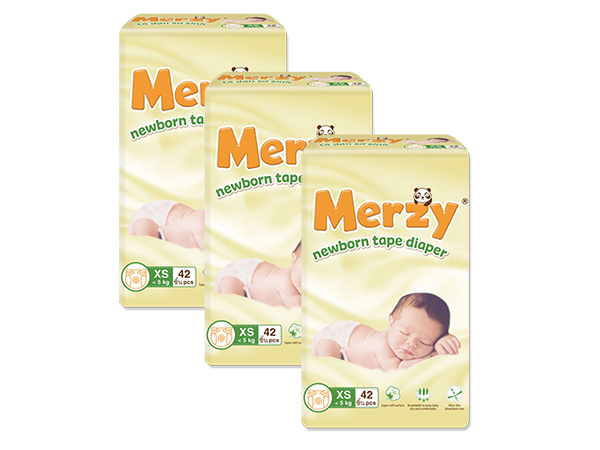Merzy newborn diapers XS