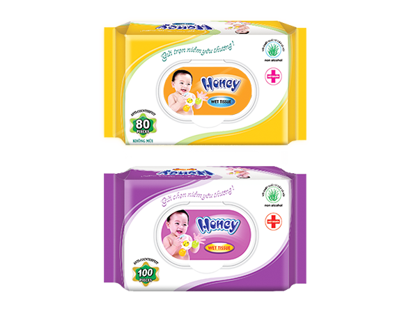 Honey baby wet wipes