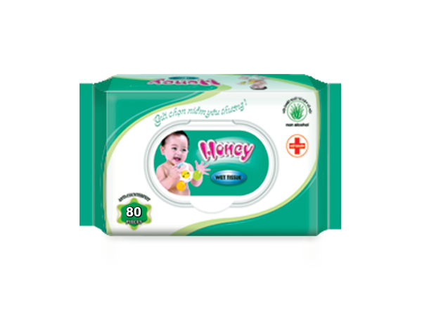 Honey baby wet wipes