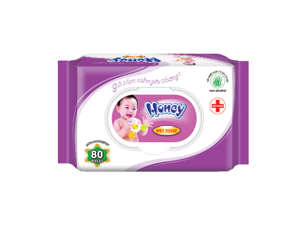 Honey baby wet wipes