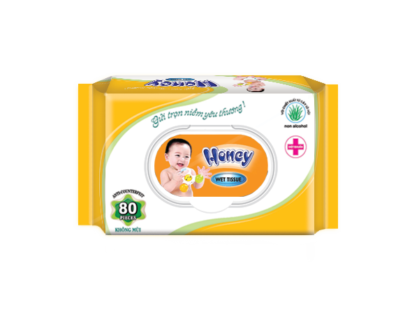 Honey baby wet wipes