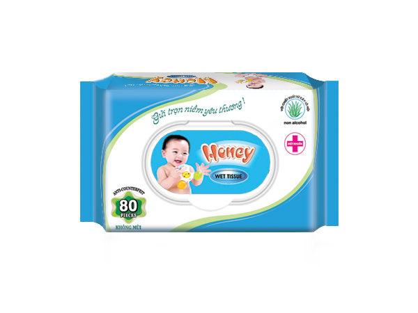 Honey baby wet wipes