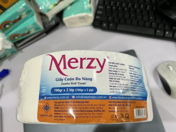Merzy large toilet paper roll