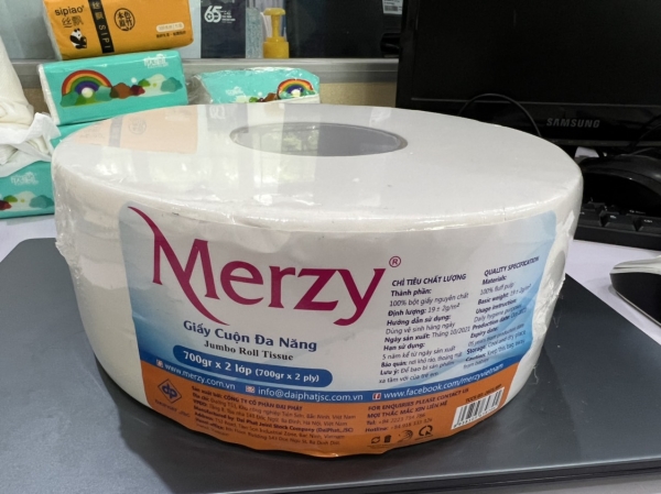 Merzy large toilet paper roll