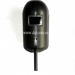 Hand-held welding shield
