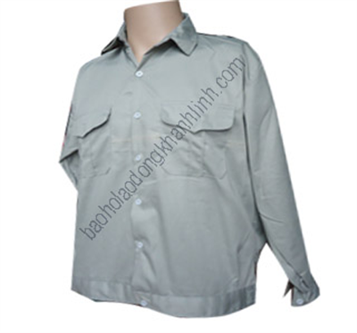 Khaki worker shirt