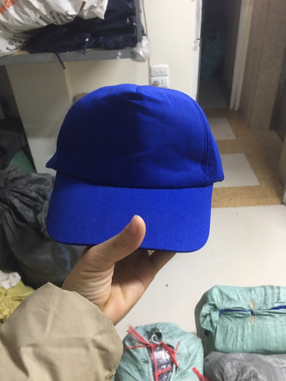 Khaki worker cap
