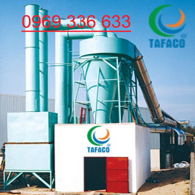 Cynclone waste smoke treatment system