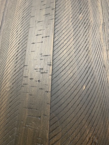 Scratching Veneer