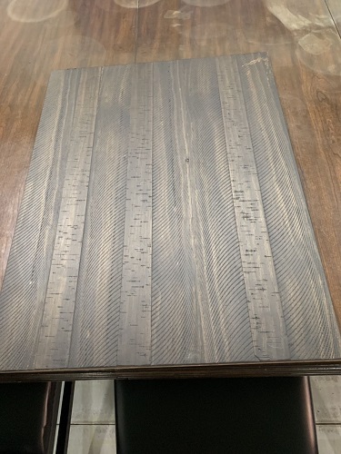 Scratching Veneer