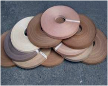 Edge sticked veneer